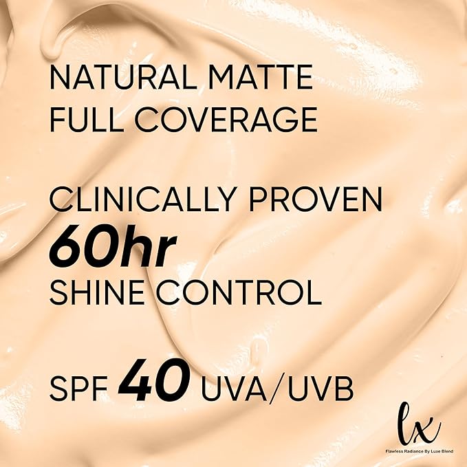 Lx Blend CC+ Cream Oil Free Matte Anti Aging Foundation SPF40 (Light Cool)-VivaGrace Women