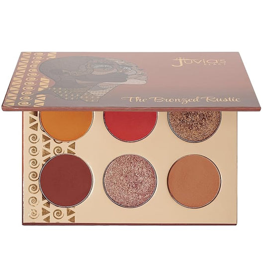 Juvia's Place Palette The Bronzed Rustic - Shades of 6, Professional Eye Makeup, Pigmented Palette, Makeup Palette for Eye Color & Shine-VivaGrace Women