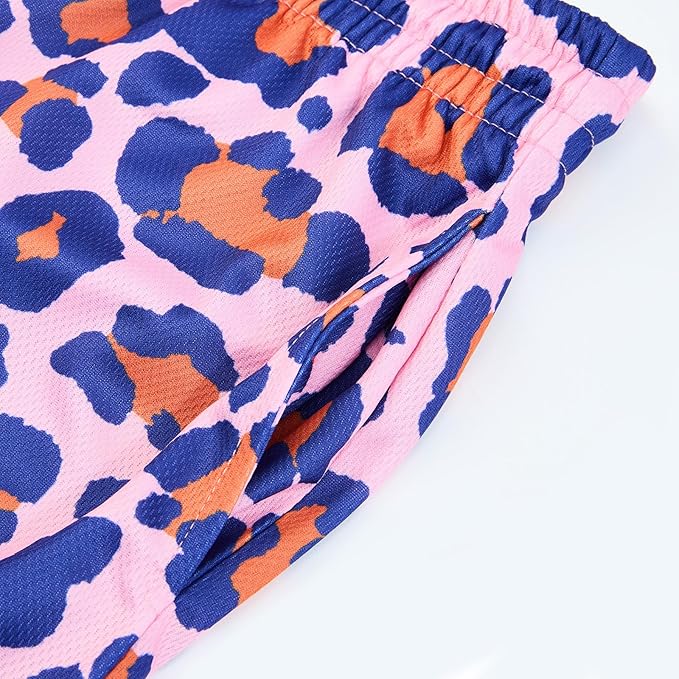 Fashion Funny Animal Printing Swim Trunks 5 inch Inseam Quick Dry Active Board Shorts for Men-VivaGrace Women