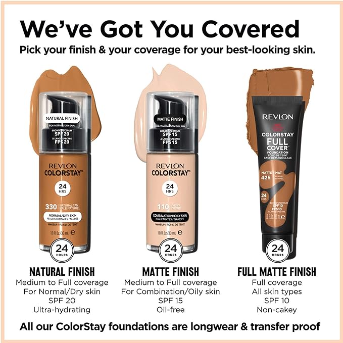 Revlon ColorStay Makeup with SoftFlex, 150 Buff, 1 Fl Oz-VivaGrace Women