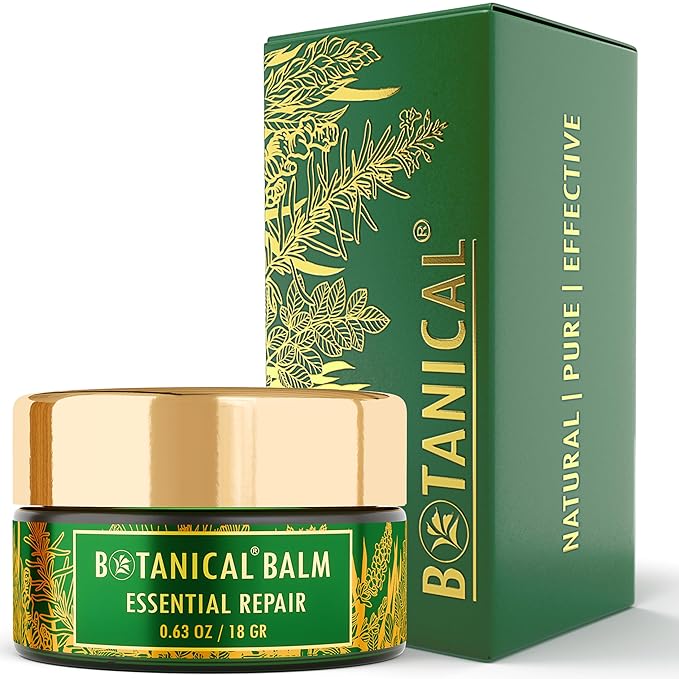 Botanical Repair Balm | Concentrated Formula for Instant Hydration | Organic, Pure, Natural Skincare (0.63 fl oz | 18 gr)-VivaGrace Women