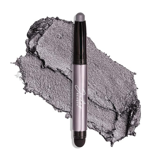 Julep Eyeshadow 101 Cream-to-Powder Waterproof Shadow Stick – Smoky Grey Shimmer – Long-Lasting, Crease-Proof, Medium Grey Shimmer Cream Eyeshadow with Built-in Smudger-VivaGrace Women