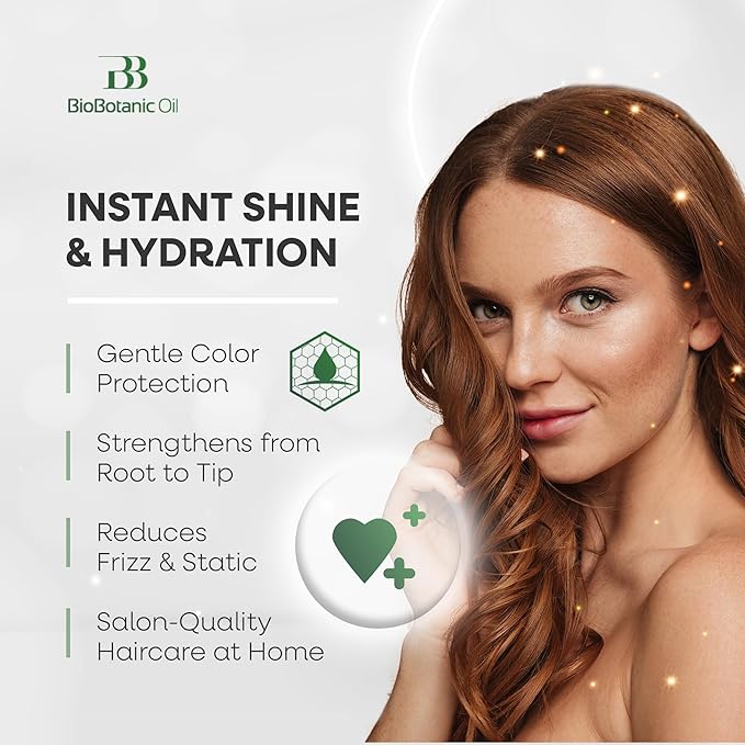Bio Botanic Oil Range – Moisturizing Hair Mask for Colored, Dry & Damaged Hair with Organic Coconut Oil & Shea Butter, SLS-Free Deep Conditioning Treatment, Restores Shine & Protects Color-VivaGrace Women