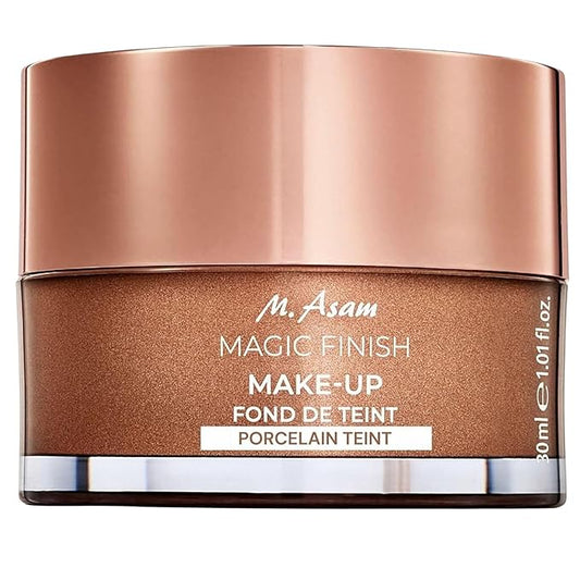 M. Asam Magic Finish Porcelain Teint Make-Up Mousse (1.01 Fl Oz) – 4in1 Primer, Foundation, Concealer & Powder With Buildable Coverage, Adapts To Fair Skin Tones, Leaves Skin Looking Flawless-VivaGrace Women