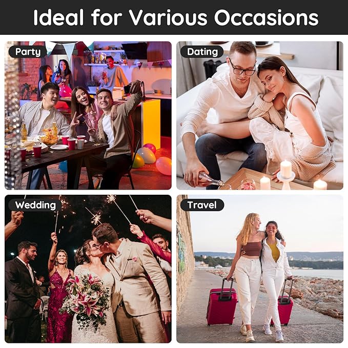 Segbeauty 5pcs Travel Refillable Atomizer, 10ML Empty Sprayer for Perfume, Mini Portable Glass Spray Bottle Dispenser for Cosmetic Accessories, Outgoing Travel Essentials-VivaGrace Women