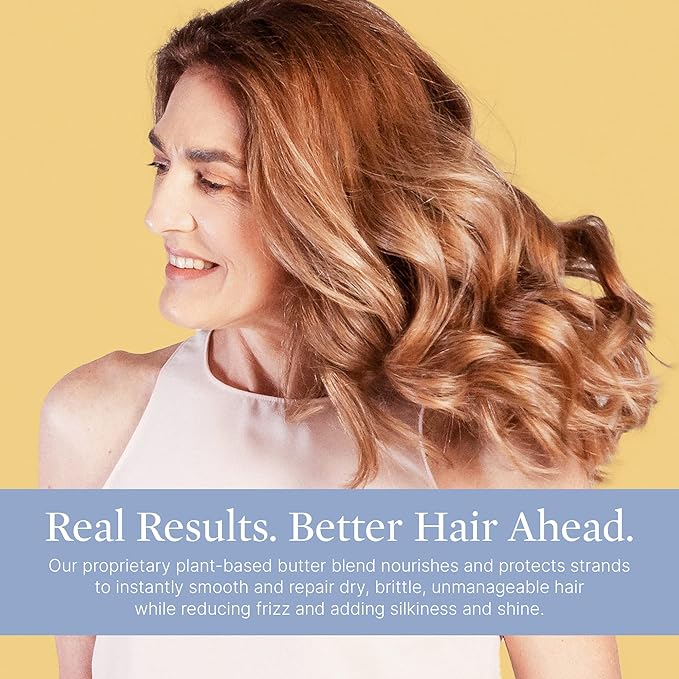 Better Not Younger Restorative Butter Hair Masque 6.8 fl oz - Hair Repair Mask with Plant-Based Butters, Biotin, Argan & Caffeine for Women Over 40 - Restores Moisture, Adds Volume & Boosts Shine-VivaGrace Women