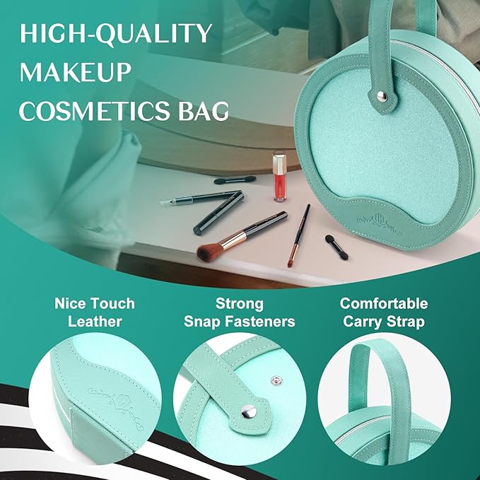 Color Nymph All In One Makeup Kit For Teens With Portable Cosmetics Bag, Multiple Makeups For Begginers As Christmas,New Year,Birthday Gift Included 38-Colors Eyeshadows Lipglosses Brushes(Green)-VivaGrace Women