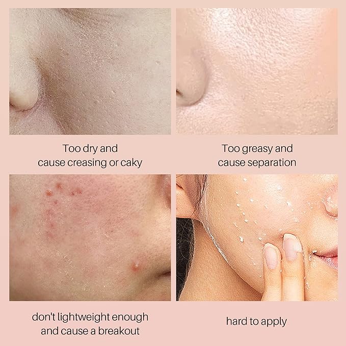 FV Primer, Hydrating Foundation Primer for All Skin Tones with Natural Looking Without Creasing, Smudging, or Fading, Hydrate Moisturizes Makeup Face Primer 1 Fl Oz(30ml)-VivaGrace Women
