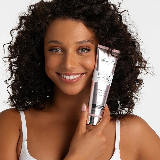 Loving Tan Bronze Shimmer Luminous Cream, Ultra Dark - Streak Free, Natural Looking, Instant Sunless Tanner - 6+ Self Tanning Applications per Tube, Cruelty Free - 4 FL Oz-VivaGrace Women