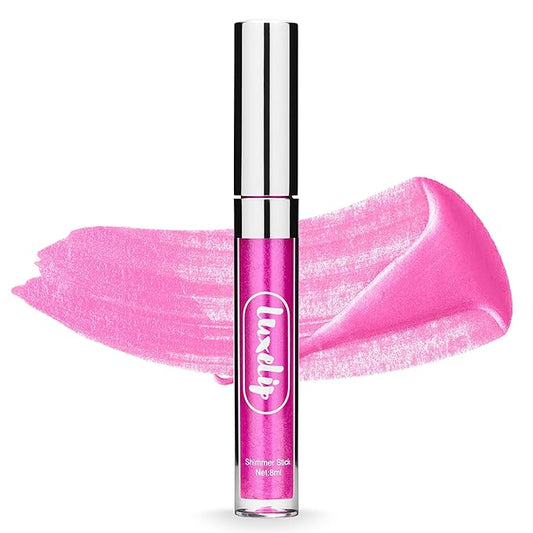 LuxeLip™ Matte Lipstick, Hydrating Non-Sticky Lip Gloss for Luminous Shine & Moisturized Lips, Lightweight, Long-Lasting Glossy Finish, Cruelty-Free Lip Makeup for Women (Punchy Pink, 8ml)-VivaGrace Women