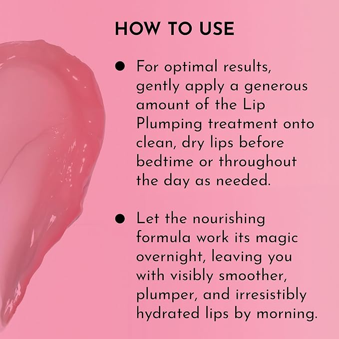 LAWLESS Forget the Filler Lip Mask - Sweet Dreams - Premium Overnight Lip Plumping Treatment with Natural Ingredients Designed to Plump, Hydrate, and Smooth Lips - 0.28 oz-VivaGrace Women