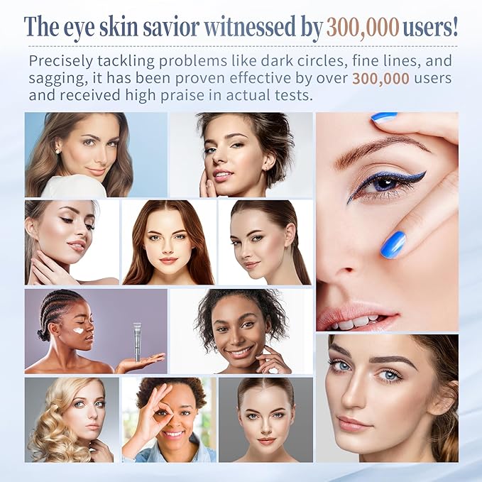 Retinol Under Eye Cream - Cream for Men & Women, Dark Circles, Puffiness & Wrinkles, Anti-Aging Eye Cream for Fine Lines, 0.7 Fl Oz-VivaGrace Women