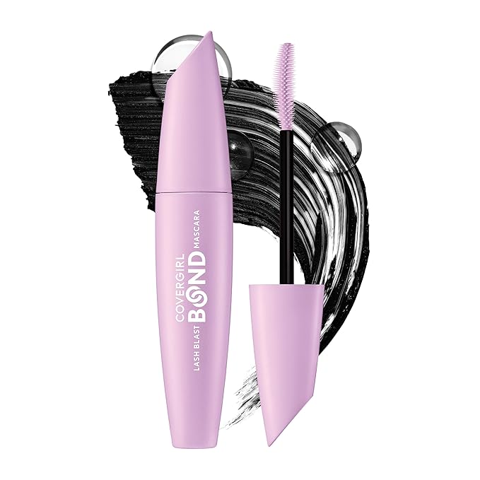 COVERGIRL Lash Blast Bond Volume Mascara - 820 - Extreme Black Waterproof, Bonding Complex to Condition & Nourish Lashes, Smudge-Proof, Clump-Free, Volumizing, Vegan Formula