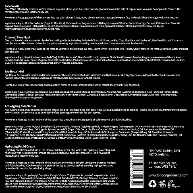 Skin Care Gift Box | Full 5-Step Skincare Routine | Skin Care For Men-VivaGrace Women