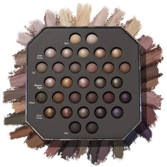 LAURA GELLER NEW YORK The Ultimate Palette Hidden Gems Baked Eyeshadow Palette - 31 shades - Matte and Shimmer Shades - Pigmented Crease-Proof Eye Makeup-VivaGrace Women