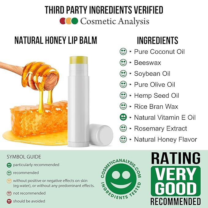 Natural Cherry Lip Balm Bulk, Unlabeled Filled, 100 Pack | Add Your Own Labels-VivaGrace Women