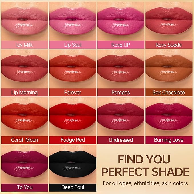 MAKI YIKA Hot Pink Lipstick for Women Moisture Hydrate Lipsticks Glossy Pink Lipsticks Sheer Finish Lightweight Tinted Lip Balm (Z06 Rose Up)-VivaGrace Women