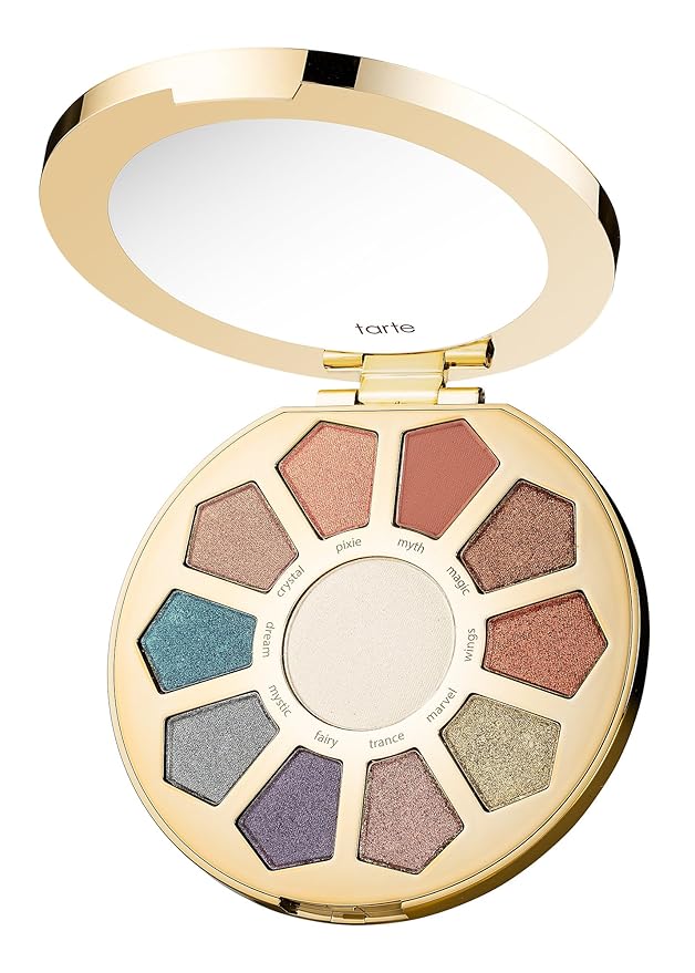 Tarte Make Believe In Yourself Eye & Cheek Palette with 10 Eyeshadows & Highlighter-VivaGrace Women