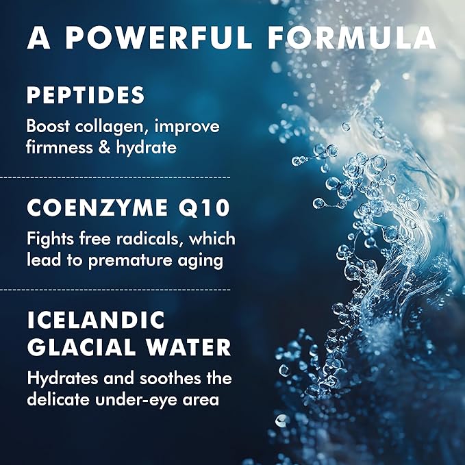 skyn ICELAND Hydro Cool Firming Under Eye Patches, Instant Cooling for Puffy, Tired Eyes with Peptides and Coenzyme Q10, 10 Minute Treatment, Vegan, All Skin Types, 8 Pairs-VivaGrace Women
