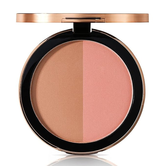 M. Asam Magic Finish Satin Blush Dark Honey & Nude Flush (0.14 Oz) – Make-Up Powder Blush For A Fresh & Radiant Look With Hyaluronic Acid & Ultra-Fine Color Pigments For Fuller Looking Cheeks-VivaGrace Women