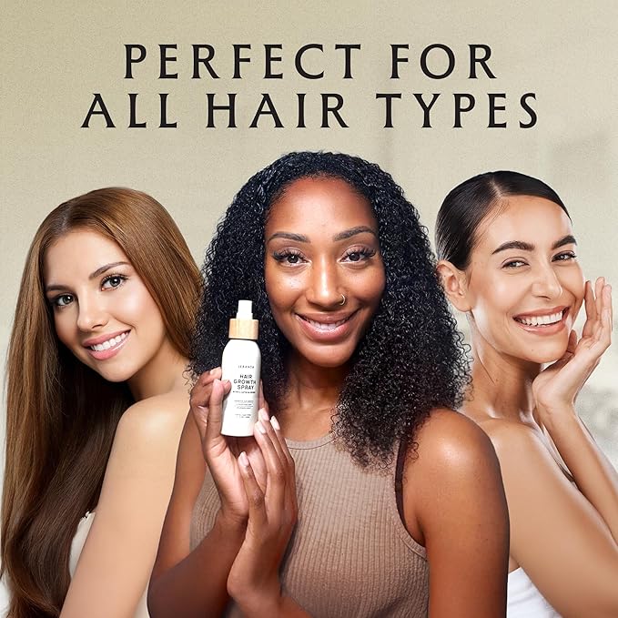 Hair Growth Oil Spray - 100% Pure Ingredients For Non Greasy, Thicker & Stronger Hair - Organic Batana, Castor, Biotin, Saw Palmetto, and Rosemary Oil for Men & Women Scalp - 4 FL OZ-VivaGrace Women