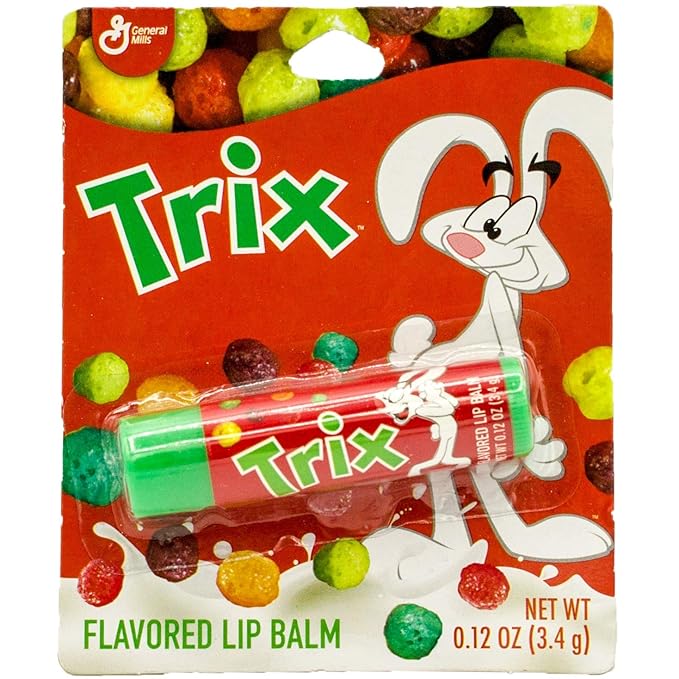 Cereal Flavored Lip Balm Set (5 Pack) Cocoa Puffs, Lucky Charms, Honey Nut Cheerios, Cinnamon Toast Crunch, and Trix-VivaGrace Women