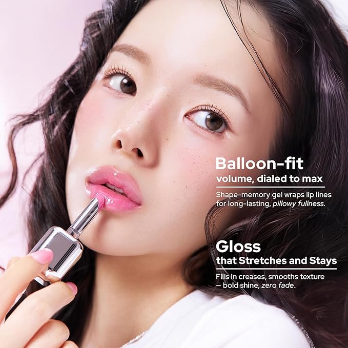 Unseen Balloon Tint, 6 Colors Set for All Skin Types. Buildable Color, Long Lasting Glossy Lip Stains, Lightweight Lip Gloss Make up (Delight, 1 Oz)-VivaGrace Women