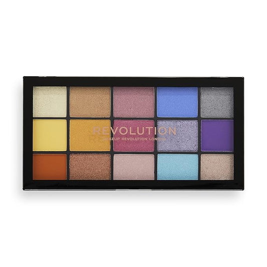 Makeup Revolution, Reloaded, Eyeshadow Palette, Spirited Love, 15 Shades, 16.5g-VivaGrace Women