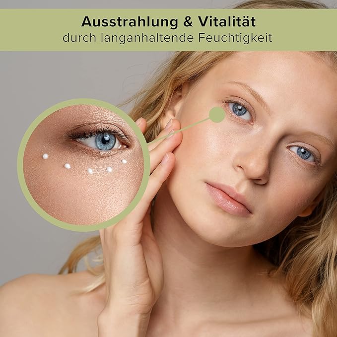 RAU Rich Honey Eye Cream (0.51 oz) - Rich anti-aging eye care with shea & cocoa butter, avocado oil, green tea, rose water & vitamin E - dry, sensitive & mature skin.-VivaGrace Women