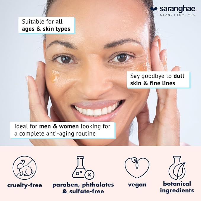 Saranghae Complete 5-Step Anti-Aging Skin Care Set - Cult-Favorite Skin Care Kit for Youthful Radiance! Heal, Regenerate, and Protect for Visible Results 45-90 Days Supply-VivaGrace Women