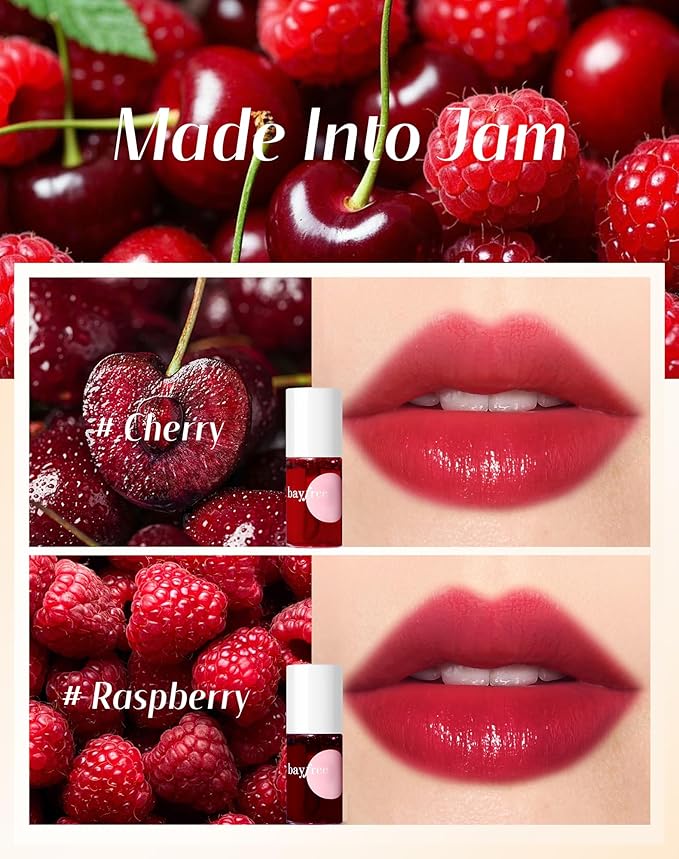 Lip Tint Stain Set, Lip Stain Long Lasting Lightweight Waterproof, Transfer-Proof, Non-sticky, Lip Makeup Matte Finish-VivaGrace Women