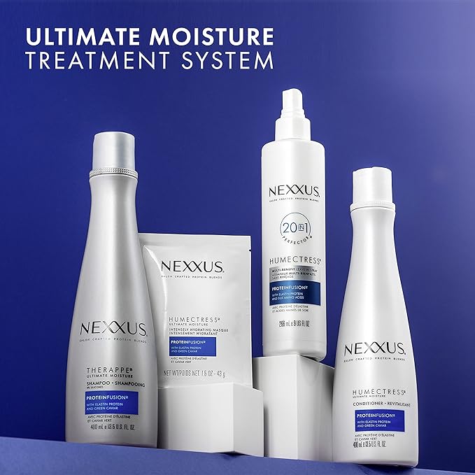 Nexxus Humectress Moisturizing Hair Masque for Dry Hair Pack of 10 deep conditioning hair treatment 1.5 oz-VivaGrace Women