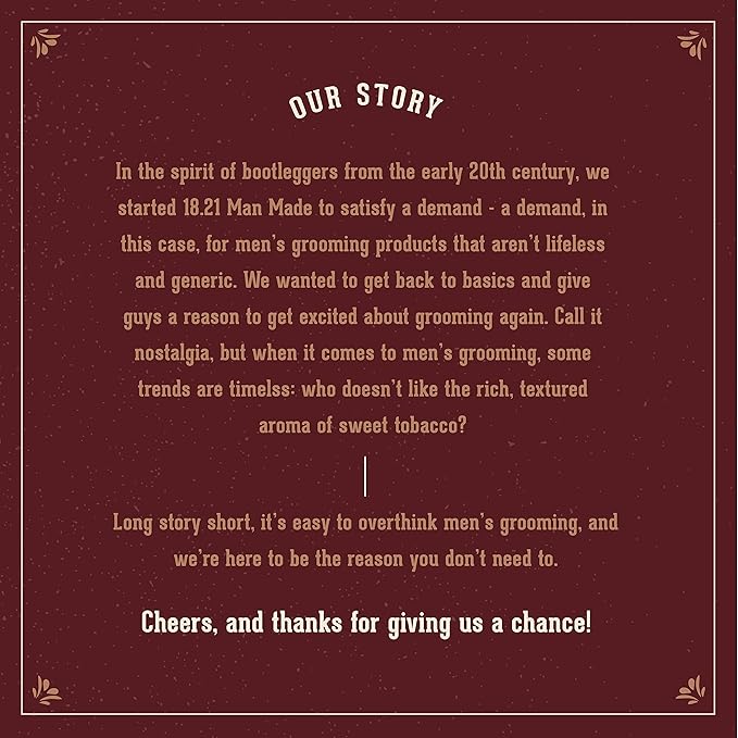 18.21 Man Made Lip Balm - Original Old Fashioned Flavor, Lip Protectant Hydrates & Moisturizes with Beeswax, Cocoa Butter & Vitamin E-VivaGrace Women