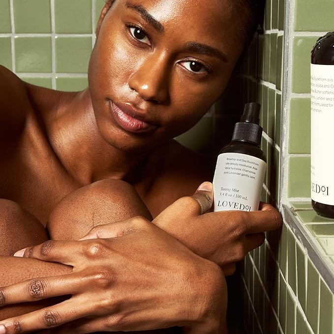Face & Body Toning Mist, John Legend Skincare, Hydrating & Cleansing Serum, Moisturizing Spray, Alcohol-Free, Formulated with Witch Hazel & Aloe Vera, 2-Pack (3.4 oz each)-VivaGrace Women