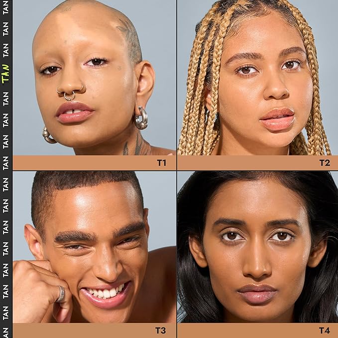 COVER FX Power Play Foundation - Shade T1 - Buildable Full Coverage - Waterproof Sweat-Proof Transfer-Proof - Natural Matte Finish - All Skin Types-VivaGrace Women