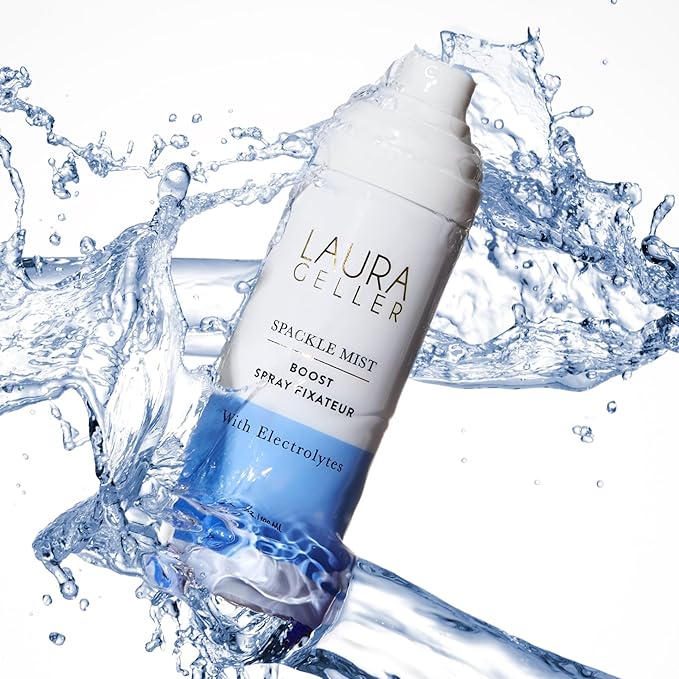 LAURA GELLER NEW YORK Spackle Mist Boost Setting Spray with Electrolytes - Long-Lasting Makeup Spray with Blue Light Protection - Dewy Skin Makeup Setting Spray-VivaGrace Women