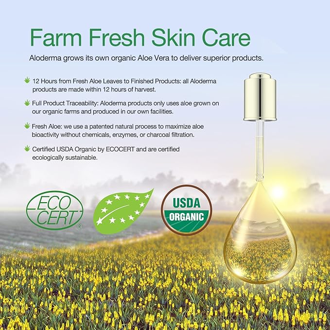 Aloderma Aloe Firming Eye Cream Made with 70% Organic Aloe Vera - Natural Daily Hydrating Eye Cream with Jojoba, Hyaluronic Acid, & Organic Aloe - Reduce Signs of Aging, Fine Lines & Wrinkles, 25g-VivaGrace Women
