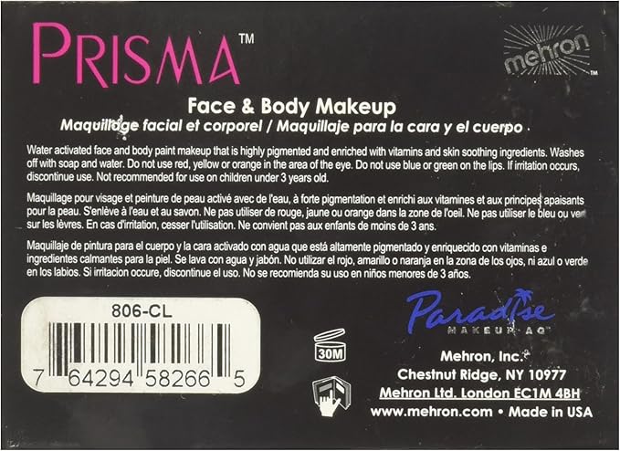 Mehron, Paradise Makeup AQ Prisma BlendSet, Cool-VivaGrace Women