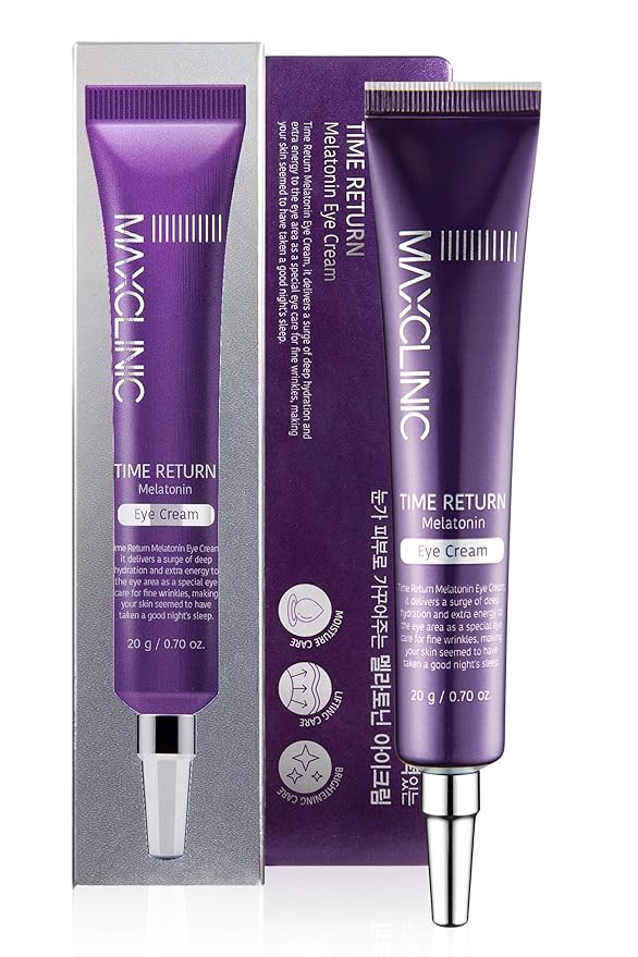 Time Return Melatonin Eye Cream for Dark Circles & Fine Lines | Clarifying Eye Cream for Bags Under Eyes | Firming Eye Cream for Fine Lines| Moisturizing Eye Cream for Eye Care (0.70 oz)-VivaGrace Women