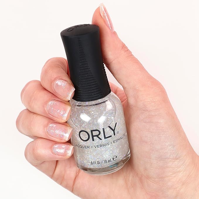 Orly Neon Nail Polish Colors for Summer | Bright Colors and Confetti Toppers for Summer Neon Nails | 0.6fl oz (Twinkling Veil, 0.6 fl oz)