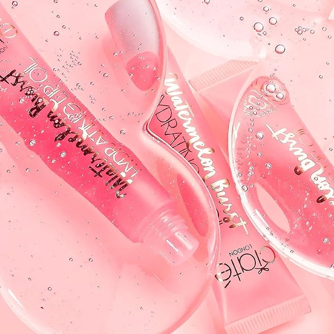 Ciaté London Watermelon Burst Hydrating Lip Oil,Nourishing, Natural Glossy Finish-VivaGrace Women