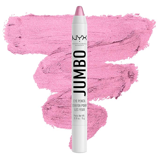 NYX PROFESSIONAL MAKEUP Jumbo Eye Pencil, Blendable Eyeshadow Stick & Eyeliner Pencil - Cupcake (Pink)