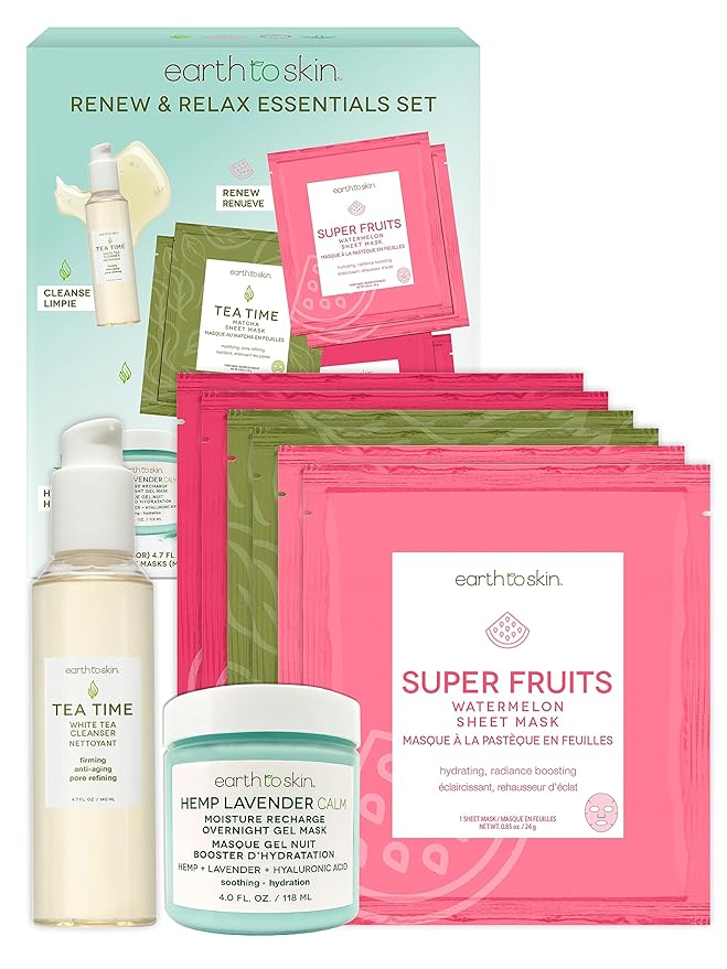 Earth To Skin Renew & Relax Essentials Set-VivaGrace Women