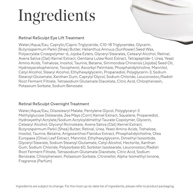 Murad Retinal Trial Kit - Lift and Resculpt with Retinal 2-Piece Trial Kit ($73 Value) - Anti-Aging Set Encapsulated Retinal - Retinal Serum 0.5Fl Oz, Retinal Eye Cream 0.11Fl Oz-VivaGrace Women