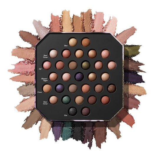LAURA GELLER NEW YORK The Ultimate Palette Baked Eyeshadow Palette Sensation Soiree - 31 shades - Matte and Shimmer Shades - Pigmented Crease-Proof Eye Makeup-VivaGrace Women