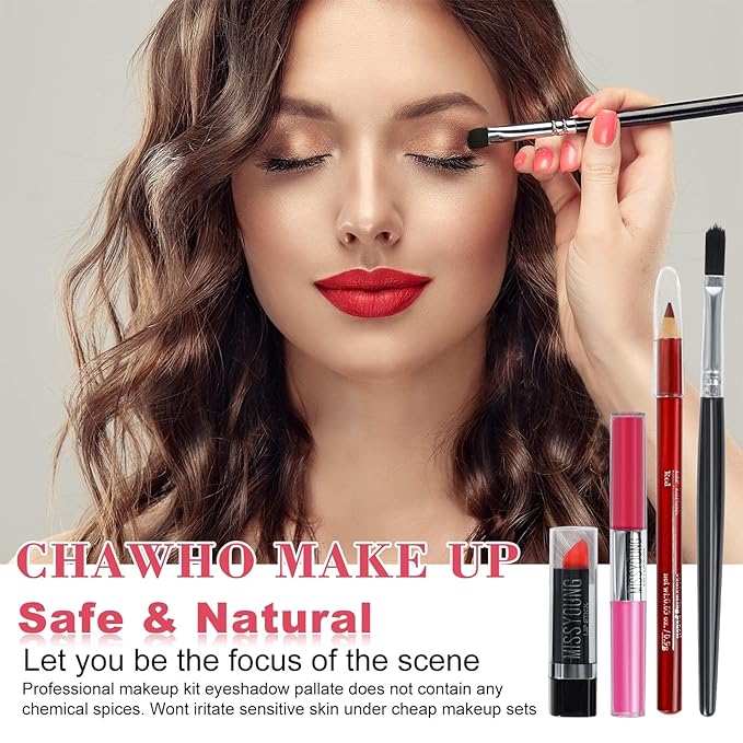 102 Colors Professional make up set, All in one makeup kit for women full kit, Cosmetics teenagers, Makeup palette-VivaGrace Women