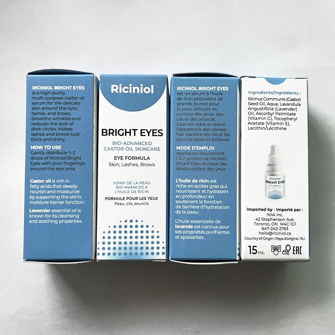 Bright Eyes -Bio-Advanced Castor Oil Ointment Eye Formula for Skin, Lashes, and Brows, 15 ml, Pack of 1-VivaGrace Women