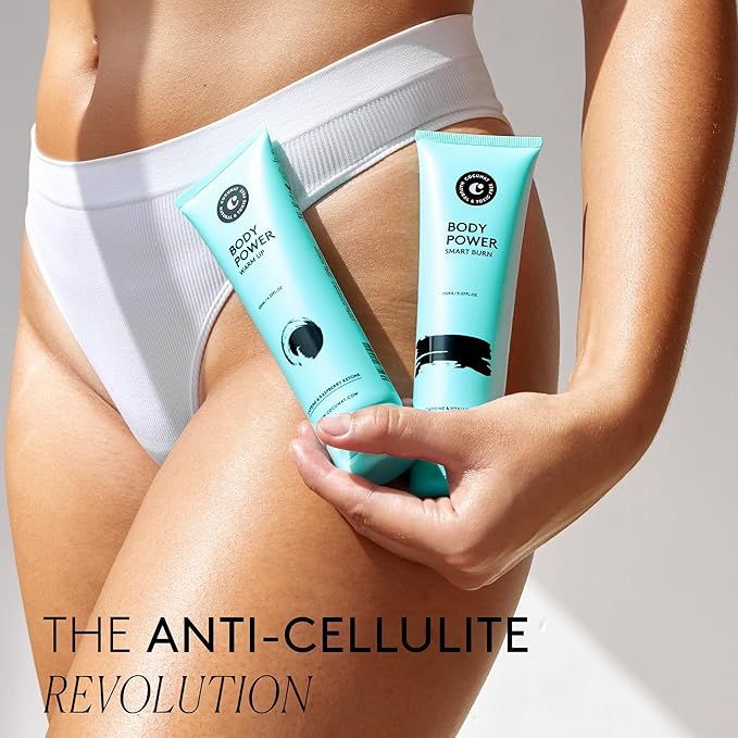 COCUNAT - Body Power - Anti Cellulite Cream - Body Firming Cream - Cellulite Remover - Toned Skin - With Caffeine and Hyaluronic Acid - 150 ml + 125 ml-VivaGrace Women