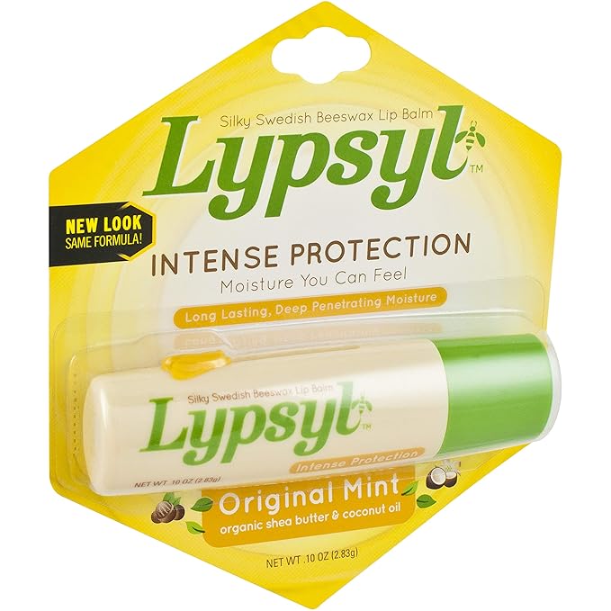 Lypsyl Intense Protection Original Mint, Lip Balm 0.10 oz (3-Pack)-VivaGrace Women
