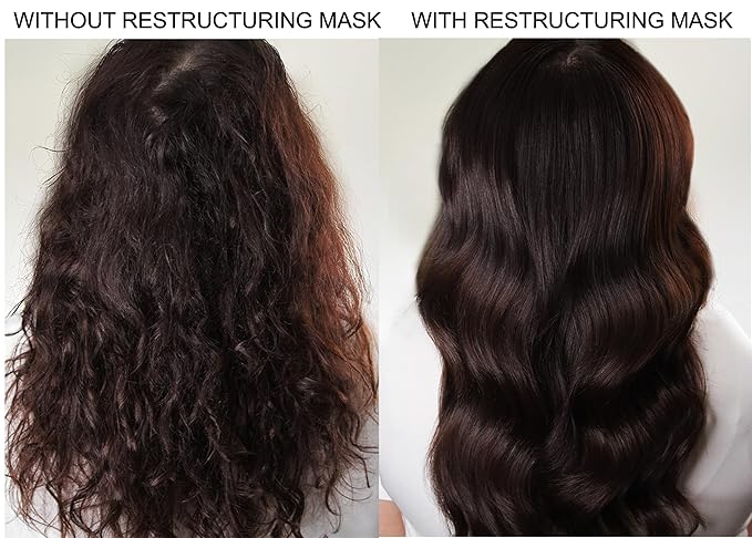 Alcôve - Restructuring Mask - Revitalizes & Offers Manageability - Deep Conditioning Hair Mask Made with Avocado & Moringa Oils - Hydrate, Repair, and Fortify Damaged Hair - Color-Safe - Vegan - 8.5oz-VivaGrace Women